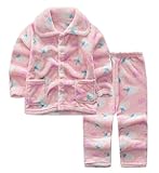クラシックフランネルキッズパジャマソフトSleepsuitコーラルベルベット寝間着Nightcloth