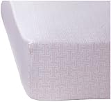 Serena & Lily Trellis Crib Sheet - Shell [並行輸入品]