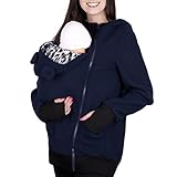 Zhhlinyuan Baby Carriers Maternity Hoodies Jacket Warm Thickening Velvet Zipper コート Cloak Hot
