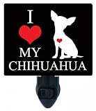 Night Light – I Heart My Chihuahua – 犬 – ペット – Love LED Night Light