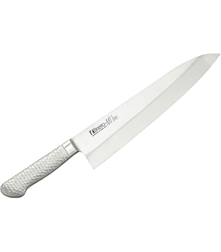 Amazon｜片岡製作所 洋出刃庖丁 シルバー 180mm 日本製 Brieto-M9pro