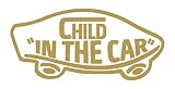 【全16色】人気!チャイルド イン カー ステッカー!Child in car Sticker /車用/シール/ Vinyl/Decal /バイナル/デカール/ステッカー/CIC-1 (ゴールド) [