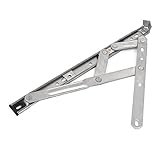 uxcell ウィンドウ摩擦ヒンジ 310 mm 304ステンレス スチール ケースメント トップ サイド