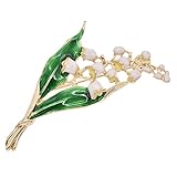 Viviseason(ビビシーズン) ブローチ レディース すずらん 鈴蘭 フラワー 美しい ...