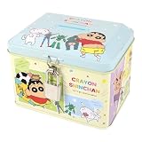 ティーズファクトリー クレヨンしんちゃんカギ付き缶バンク カラフルコミック H84×W113×D83mm KS-5542857CC