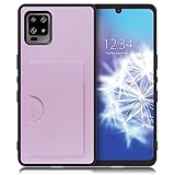 LOOF SKIN SLIM-SLOT AQUOS zero6 SHG04 用 アクオス ケース カバー カードポケット カード収納 カード 背面 スマホケース スマホカバー 背面カード収納 [ライラック]