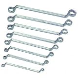 8 Piece Metric Offset Box Wrench Set Chrome vanadium steel construction [並行輸入品]