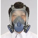 エスコ 全面マスク（カートリッジ式／超軽量） EA800MW