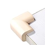 Paico Home Toddler Safty Protector Table Corner Guard NBR Foamed Material 12 Pack 6x3.5 CM - Beige b