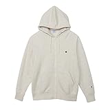 [チャンピオン] パーカー 長袖 大きいサイズ 裏毛 COTTON USA ワンポイントロゴ刺繍 ジップフーデッドスウェットシャツ C3-W104/C3-W104L/C3-W104Z/C3-Y137/C3-Y137L メンズ オートミール