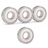 ベアリング ミニチュアベアリング ボールベアリング 4個セット 両シールド付 内径7mm×外径4mm×幅2.5mm (7*4*2.5mm)