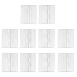 Lovoski 10pcs 45x38mm　耐久性　透明　45x38mm　蝶番　折り畳み　アクリル　ヒンジ