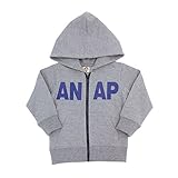 アナップ（ANAP） バイカラーロゴパーカー【006グレイ/100】