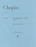 ショパン : ピアノ・ソナタ 第1番 Op.4/ヘンレ社/原典版