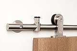現代スライドバーンドアハードウェアの木製/サテン仕上げ/ステンレススチール – Legacy WTシリーズ 14 Feet Rail Length SH-LS-01