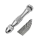 ランフィー　0.6-3.0 ミリメートル ミニ手ドリル 10 本入りを 0.8 3 mm ツイスト ドリル ビット セット木製菩提プラスチック掘削ツール
