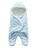 beauty factory 寝かしつけ の 救世主 あったか おくるみ ベビー タオルケット 選べる カラー (ブルー)