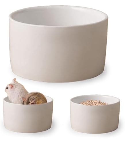 さとハムちゃんフードボウル マルカン ハムちゃんのフード付き食器 50ml ハムスター 食器