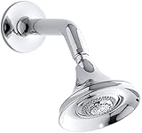 KOHLER K-18494-CP Symbol Multifunction Showerhead with Arm and Flange, Polished Chrome [並行輸入品]