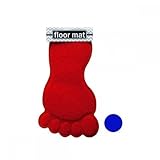 Kole Foot Shaped Absorbent Non-Slip Bath Mat [並行輸入品]