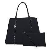Willow Bay ウィローベイ　ネオプレントート マザーズバッグ　黒　黒ロープ付き