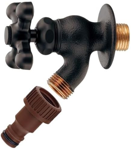 Amazon | カクダイ ガーデン用万能ホーム水栓 マットブラック 701-309