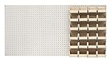 Quantumストレージシステムq-pegボードBinキット5 – 3 / 8 " L x 4 – 1 / 8 " W x 3 " H – パックof 24 PB-C-QUS210-IV