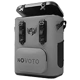 Novoto 磁気バックパッククーラー 30缶 漏れ防止 断熱バックパッククーラー 防水ソフトクーラーバッグ 男女兼用 (グレー)