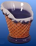 ＦＲＰ製　アイスクリームチェア / Ice Cream Chair 　４色展開　 fr130020 (ブルー)