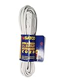 Satco 9 Foot Extension Cord, White [並行輸入品]