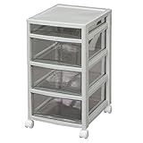 アイリスオーヤマ チェスト オフィス 深型3段+浅型1段 OCE-S103R ライトグレー