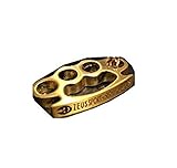 GLOBAL FITNESS ネックレス ジュエリー メリケンサック カイザーナックル S・STEEL316 (gold)