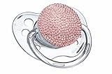 Sparkly Pink Pacifier (PGP) by Crystal Dream [並行輸入品]