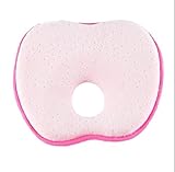 KIMS ベビー枕 赤ちゃん 枕 絶壁防止 ベビーピロー メモリーフォーム ライト ピンク