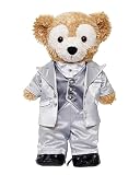 ダッフィー シルバータキシード コスチューム 服 フロックコート 単品 ぬいぐるみ別売【オリジナル ハンドメイド】 ウェルカムベア 結婚祝い 結婚式 ウェディング ぬいぐるみSサイズ用 43cm 洋服 タキシード オリジナルデザイン ダッフィーグッズ