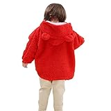 Brightup幼児、女の子赤ちゃんの冬 フード付きコート、防寒着
