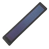 NUZAMASフレキシブルソーラーパネルミニ薄膜太陽電池バッテリー充電器太陽エネルギー充電ホーム科学DIYプロジェクト1.5V 0.7W | 270mm x 55mm