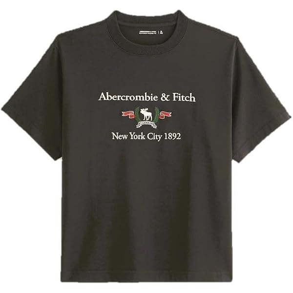 Amazon | [Abercrombie & Fitch] アバクロ プレミアム半袖ヘンリーT