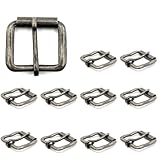 バックル 20ｍｍ ベルト金具 バックルのみ アンティーク 10個セット レザークラフト用 首輪 ショルダーベルト バッグ向け スチール製 交換 修理用 クラフトパーツ屋