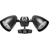 RAB Lighting STL110HB Stealth 110 Sensor with Twin Precision Die Cast HB101 Bullet Floods, Aluminum,
