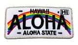 ワッペン アイロン ALOHA STATE HAWAII ハワイ ビーチ アメカジ 刺しゅう アップリケ パッチ