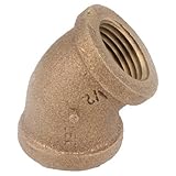45 degrees Red Brass Elbow-3/4" 45D BRASS ELBOW (並行輸入品)