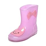 Kishiya　レインブーツ　女の子　動物柄　子ども用　雨靴　　キッズ用　可愛い　男女兼用　ながぐつ　ジュニア　水遊び　梅雨対抗　通園　レイングッズ 防水 防滑 滑りにくい アウトドア お出かけ 学校
