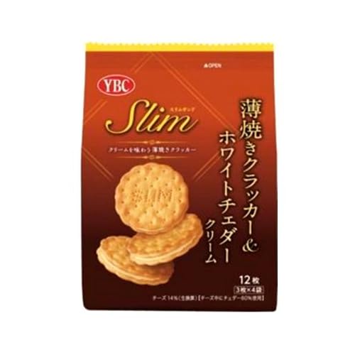 YBC スリムサンド 薄焼きクラッカー＆ホワイトチェダークリーム