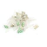 uxcell　配線収納　配線固定マウント　タイマウント　ホルダー　調節可能　自粘着式　ケーブル　　ATC-17　25個入り