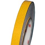 【 防滴 & 伸縮 】 蛍光 高 反射 テープ 45 メートル 事故 防止 ウォーキング ジョギング ロング 曲線 直線 MI-REFLEC (イエロー)