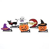 BIANHUAN ヘアクリップ ハロウィン ヘアピン ヘアアクセサリー 6点セット かわいい 可愛い キュート 前髪クリップ 髪留め 髪飾り 出産祝い 内祝い ギフト