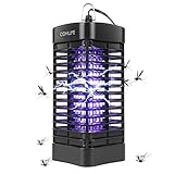 FITFIRST 電撃殺虫器 電撃殺虫灯 蚊取り器 殺虫ライト 電撃殺虫灯 電気ショック UV光源吸引式 虫退治 無害 静音 省エネ 薬剤不使用 赤ちゃんやペットにも安心 台所 寝室 居間 オフィス 