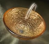 JSG Oceana 005-003-100 Vessel, 16", Champagne Gold [並行輸入品]