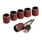 100個入り 研磨用 ペーパードラム サンディングドラムキット バンド ドラムホルダーセット 直径9.5mm